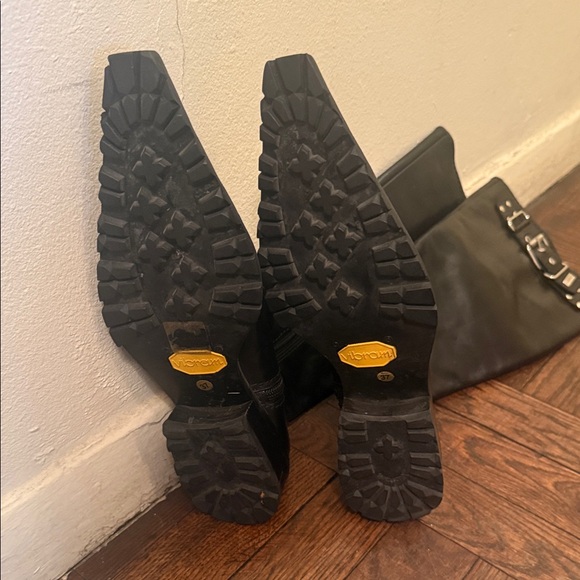 Black Leather Knee-High Boots size 37 - Picture 8 of 8